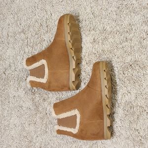 Maurices Caroline Sherpa Trim Wedge Womens 10 New